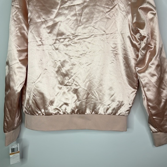 Lady Gaga Pink Full Zip Bomber Jacket NWT Size Small - Picture 7 of 11